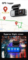 Dash Cam 4K Front & Rear Dash Camera w/ GPS WiFi | 64GB Included