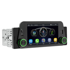 Single Din Car Stereo Radio Bluetooth Head Unit For Apple CarPlay Android Auto