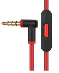 Beats by Dr. Dre (3.5mm AUX) RemoteTalk Cable for Apple Devices – Red