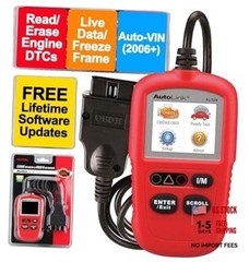 OBD2 Scanner AL329, Upgraded AutoLink AL319, Auto VIN, Check-Engine-Light