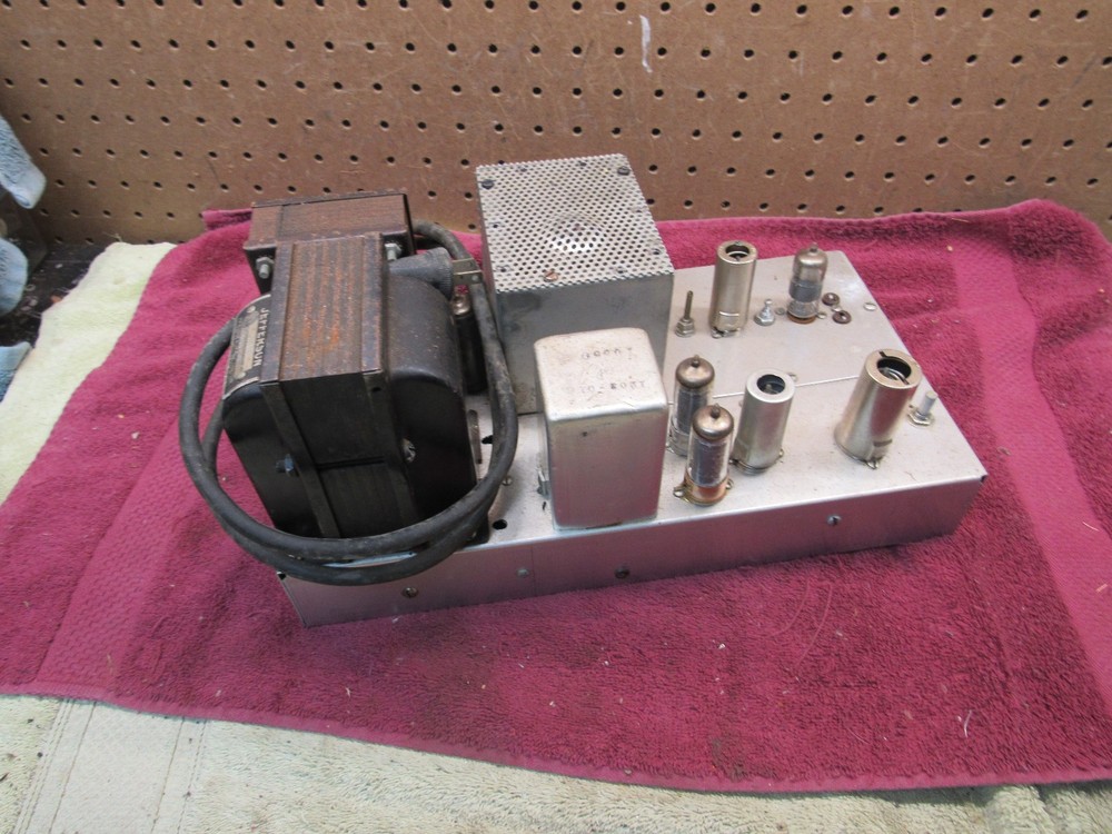 Vintage Home Brew HomeMade HAM Radio Tube Type Transmitter