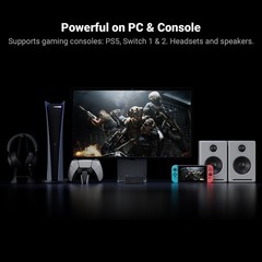 Fosi Audio C3 Gaming External Sound Card USB DAC/AMP for PC for Switch FPS