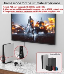 HDMI to Mini DisplayPort Adapter 4k-60Hz Male to Female Converter – for PC +2.0