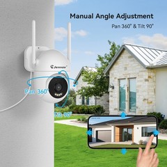 WiFi Security Camera System Smart Outdoor Wireless Color Night Vision 10CH NVR