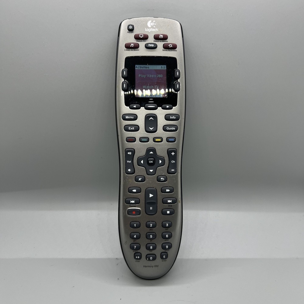 Logitech Harmony 650 Universal Remote Control / Tested Works