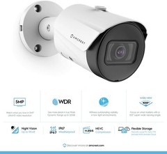 Amcrest 5MP IP5M-B1186EW UltraHD Bullet POE IP Camera Security 1 Year Warranty