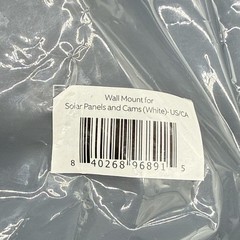 Ring Wall Mount for Solar Panels & Cameras White OEM Open Box New