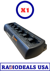Cape 6-way Multi Charger for Motorola R5 and R7 radios – CAPE 6 WAY – 1 PC