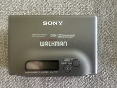 Sony WM-F707 Walkman Cassette Player, Awesome Silver ! Display or Repair !