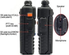 Police Fire Radio Scanner Handheld Transceiver Portable Antenna Dual Band Radio