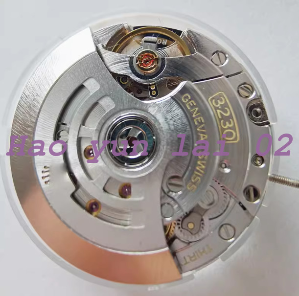 3230 Movement 124060 blue hairspring no date The font is carved NEW
