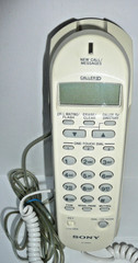 Vintage SONY IT-ID20 White STREAM PHONE Caller ID with Call Waiting Landline
