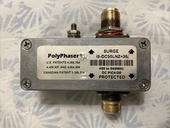 PolyPhaser 109-0501 W-A 700MHz to 1000 N M/F Bulkhead Coaxial RF Surge Protectr