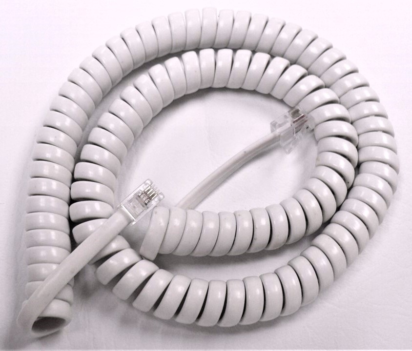 AT&T Phone Handset Cord 146 500 2500 554 2554 702 2702 950 959 Bright White 12Ft