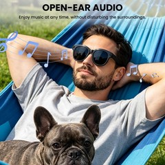 AI Smart Glasses – Polarized Sunglasses, 290mAh Battery, Bluetooth Calling, H…