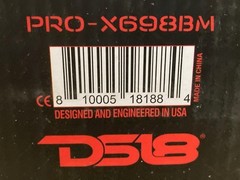 DS18 Midrange Loud Speaker with Bullet, 6×9 in Car Audio Speaker 400W PRO-X698BM