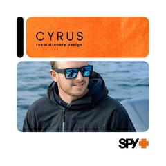 Cyrus 673180374863 58 MM Matte 58, Black / Happy Gray Green