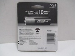 New Duracell AA Rechargeable Batteries, NiMH Pack Of 4 Batteries – Sealed