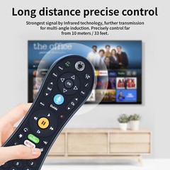 For TiVo VOX Voice Remote Control for TiVo ROAMIO, EDGE, BOLT, and Mini VOX DVR