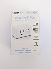 Feit Electric Smart Plug, WiFi Plug Works with 1 Count (Pack of 1), White