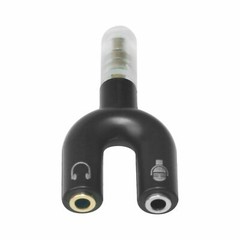 (2-Pack) 3.5mm Stereo Audio Male to 2 Female Headphone Splitter Cable Adapter