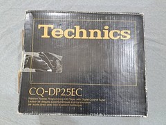 Vintage Technics CQ-DP25EC Pull-out AM/FM CD Player Very Rare NEW OPEN BOX