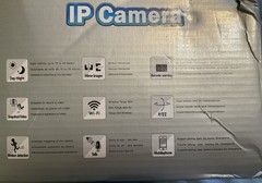 P2P Wifi Plug and play IP Camera – White – New Open Box