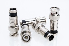 BNC Compression Connector For RG59 / RG6 Coaxial Cable CCTV Multi-Pack LOT