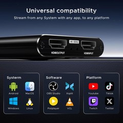 Video Capture Card, Audio Video Capture Card, USB 3.0 Capture Card 4K HDMI Lo…