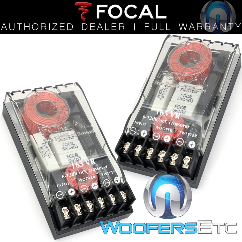 (2) FOCAL VR-XO 2-WAY PASSIVE CROSSOVERS FOR 165VR SPEAKERS AND TWEETERS NEW