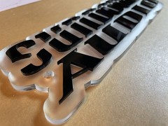 11” 3D Sundown Audio Acrylic Plexiglass Wall Sign x12 x18 x15 SALT SAE