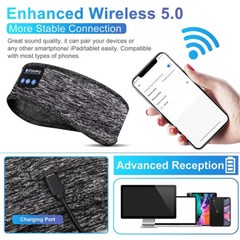 Wireless Bluetooth 5.0 Sports Stereo Headband Headphones Sleep Music Washable US