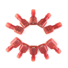 400x Insulated Male Female Spade Terminal Crimp Quick Disconnect Wire Connectors