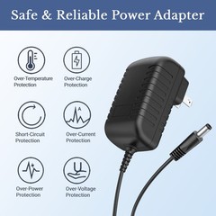 Power Supply Compatible with wireless 2ch MPEG4 receiver WL2232 DC 9V Adapter