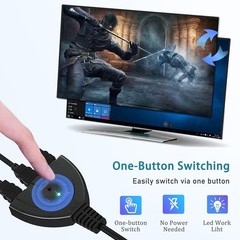 3 Port HDMI Splitter Cable 1080P Switch Switcher HUB Adapter for HDTV PS4 Xbox