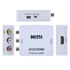 RCA AV to HDMI HD Converter Composite CVBS Video Adapter Wii NES SNES