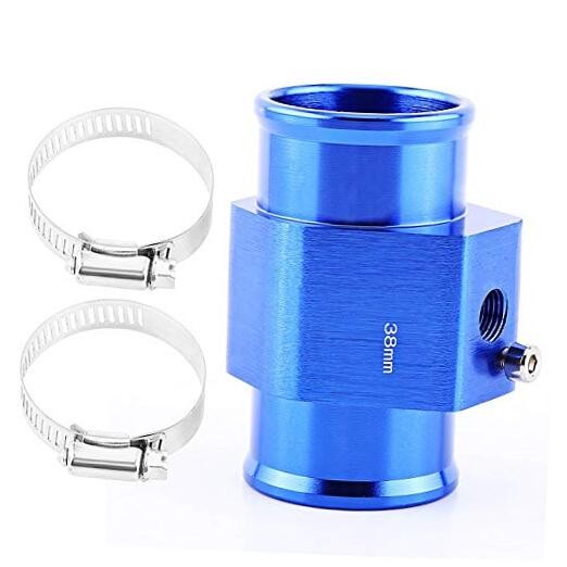 Coolant Temperature Sensor, Aluminum Durable Construction Coolant Hose Adapter