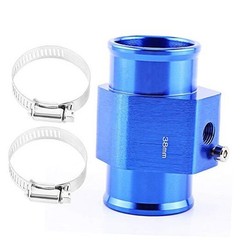 Coolant Temperature Sensor, Aluminum Durable Construction Coolant Hose Adapter