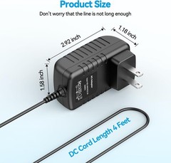AC Adapter for Tyler TTV705-14 Portable TV LCD Monitor Battery YeS12W-1200120