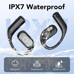 Open-Ear Bluetooth 5.4 Headphones with 50H Playtime & Active Noise Cancelling