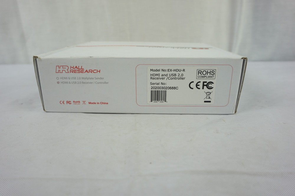 Hall Technologies EX-HDU-R HDMI & USB 2.0 over Cat6 Extender Receiver