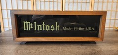 McIntosh Light Box with factory glass and homemade cabinet