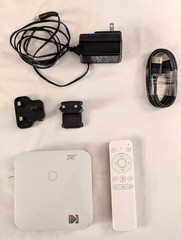 Kodak RODPJS350 Luma 350 Portable Smart Projector and Stand – White