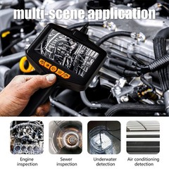 2/5/10m LED Handheld Industrial Endoscope 8mm Borescope Inspection Snake Camera