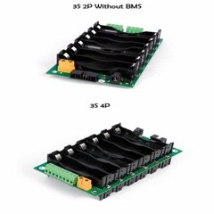 12.6V 3S 18650 Power Wall Battery Pack Case Box 40A/80A BMS Protection Board DIY