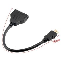 HDMI Port Male to Female 1 Input 2 Output Splitter Cable Adapter Converter 1080P