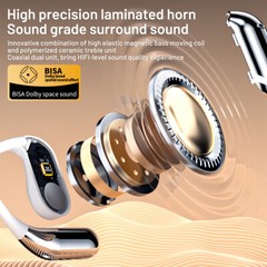 TWS Earbuds 40Hr LCD Touch Screen Noise Cancelling Bluetooth 5.4 Wireless IPX7
