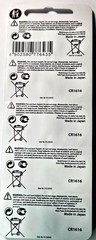 5 PK CR1616 MAXELL (MADE IN JAPAN) DL1616 ECR1616 (GREAT EXP 01/2030) FREE SHIP