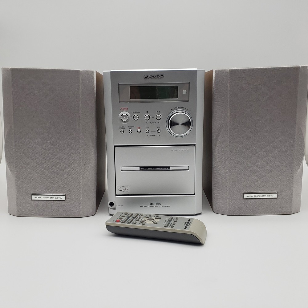 Sharp XL35 Micro Component System Early 2000’s Tested Excellent Condition