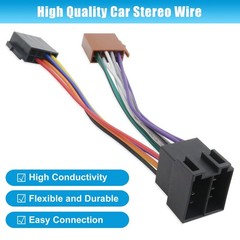 Car Radio Connector Replacement for VW Wiring Harness Adapter in Dash…